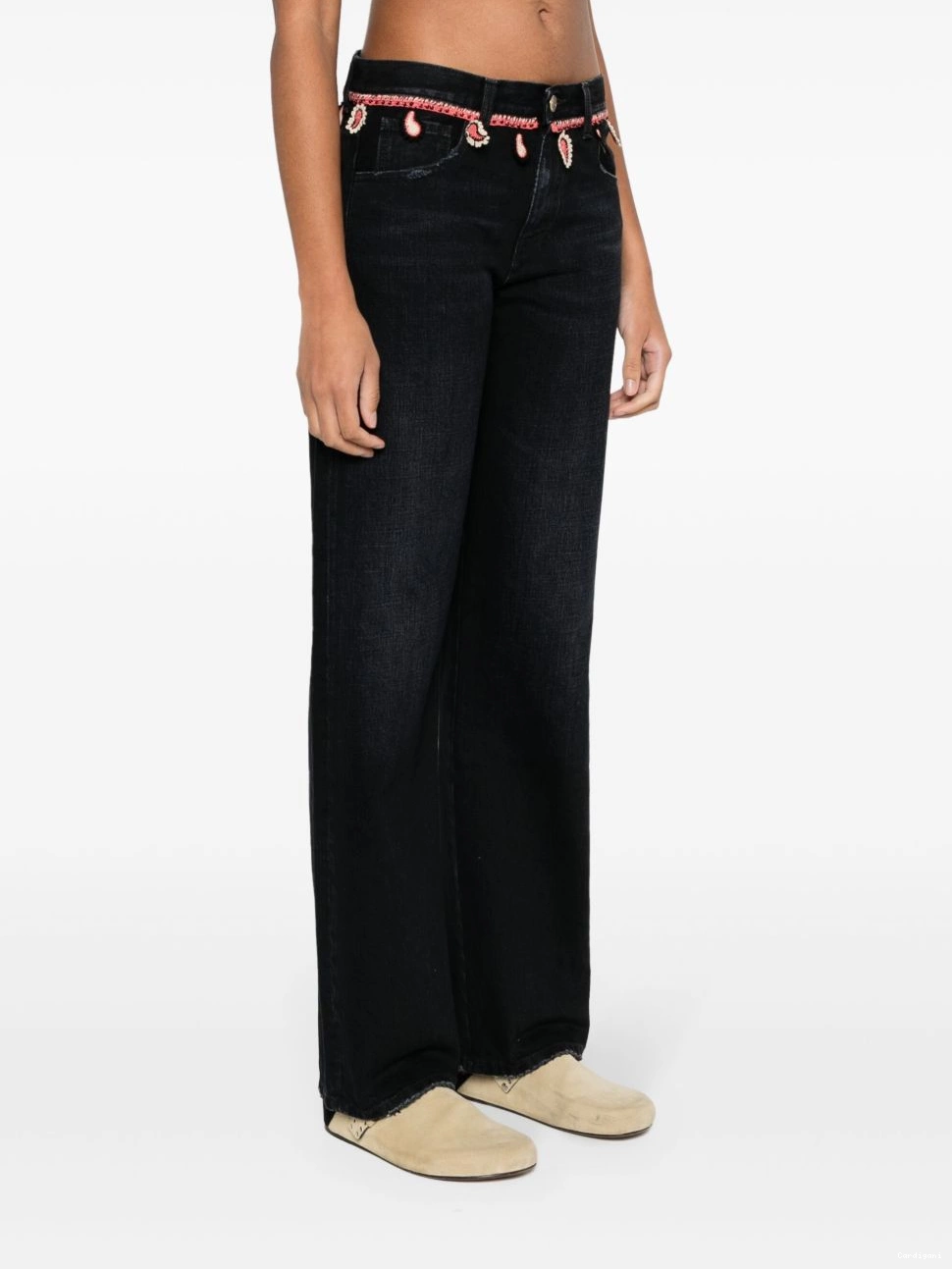 Affordable Inner Alanui Energy straight-leg Women jeans 0808
